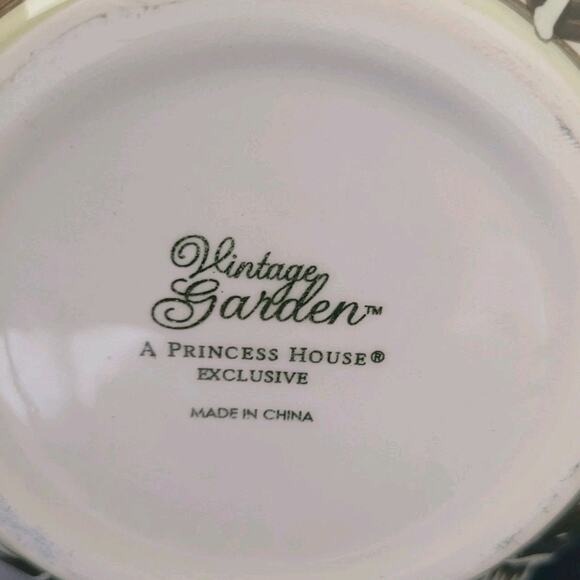 Princess House Vintage Garden Pitcher and Bowl Set #1492A & #1492B - Picture 16 of 16